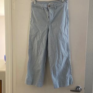 Madewell Cropped Wide Leg Jeans